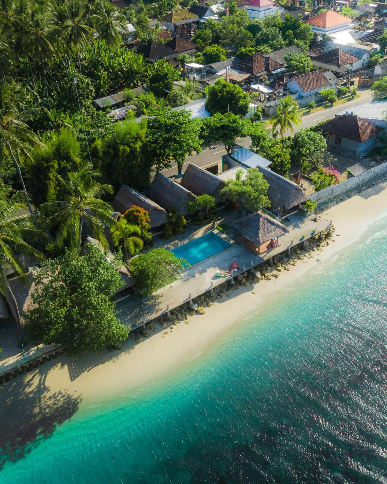 Krisna Bungalows And Restaurant Sekotong Exterior foto