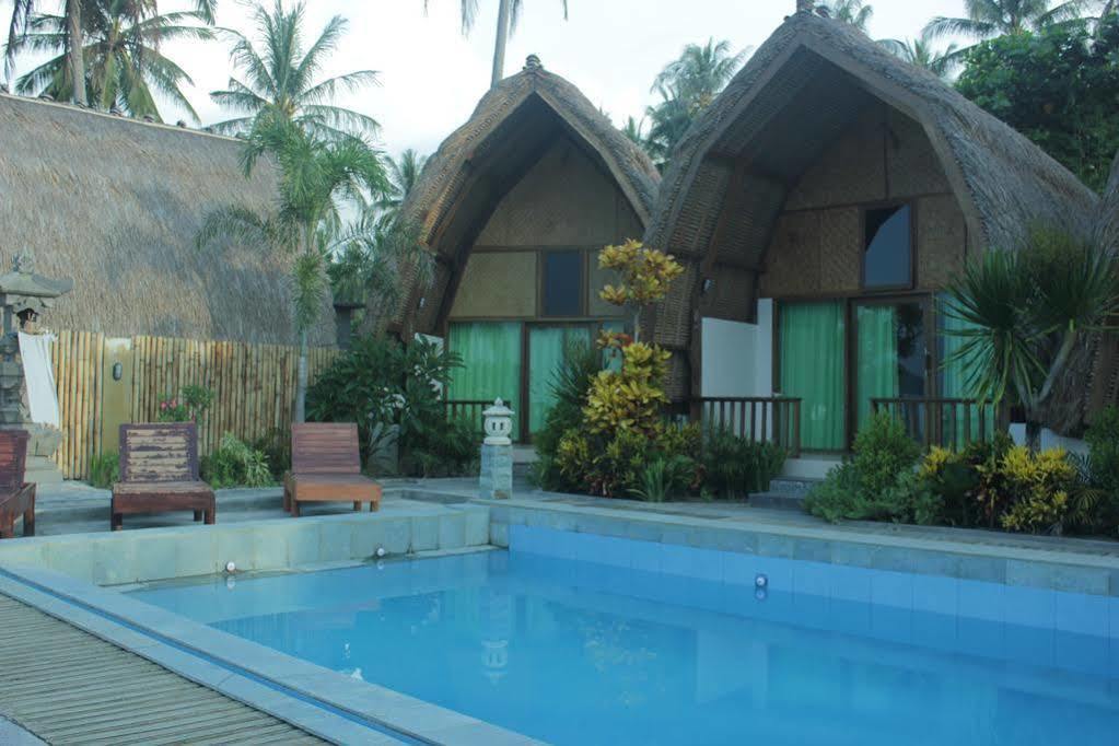 Krisna Bungalows And Restaurant Sekotong Exterior foto