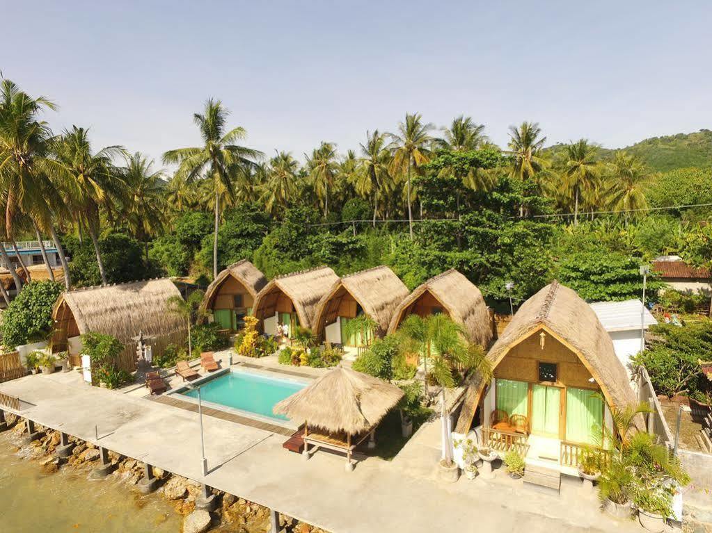 Krisna Bungalows And Restaurant Sekotong Exterior foto